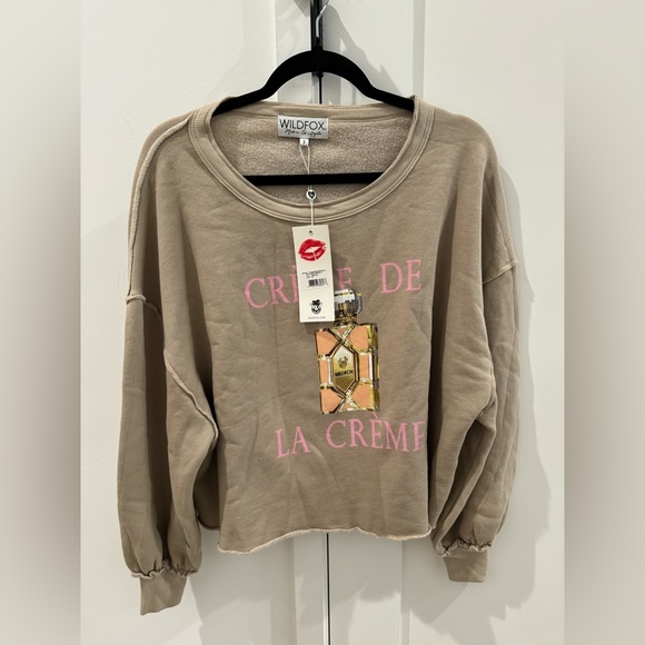 Widlfox Small Limited Edition Creme De La Creme Sweatshirt. 💞🌸 - Picture 2 of 3